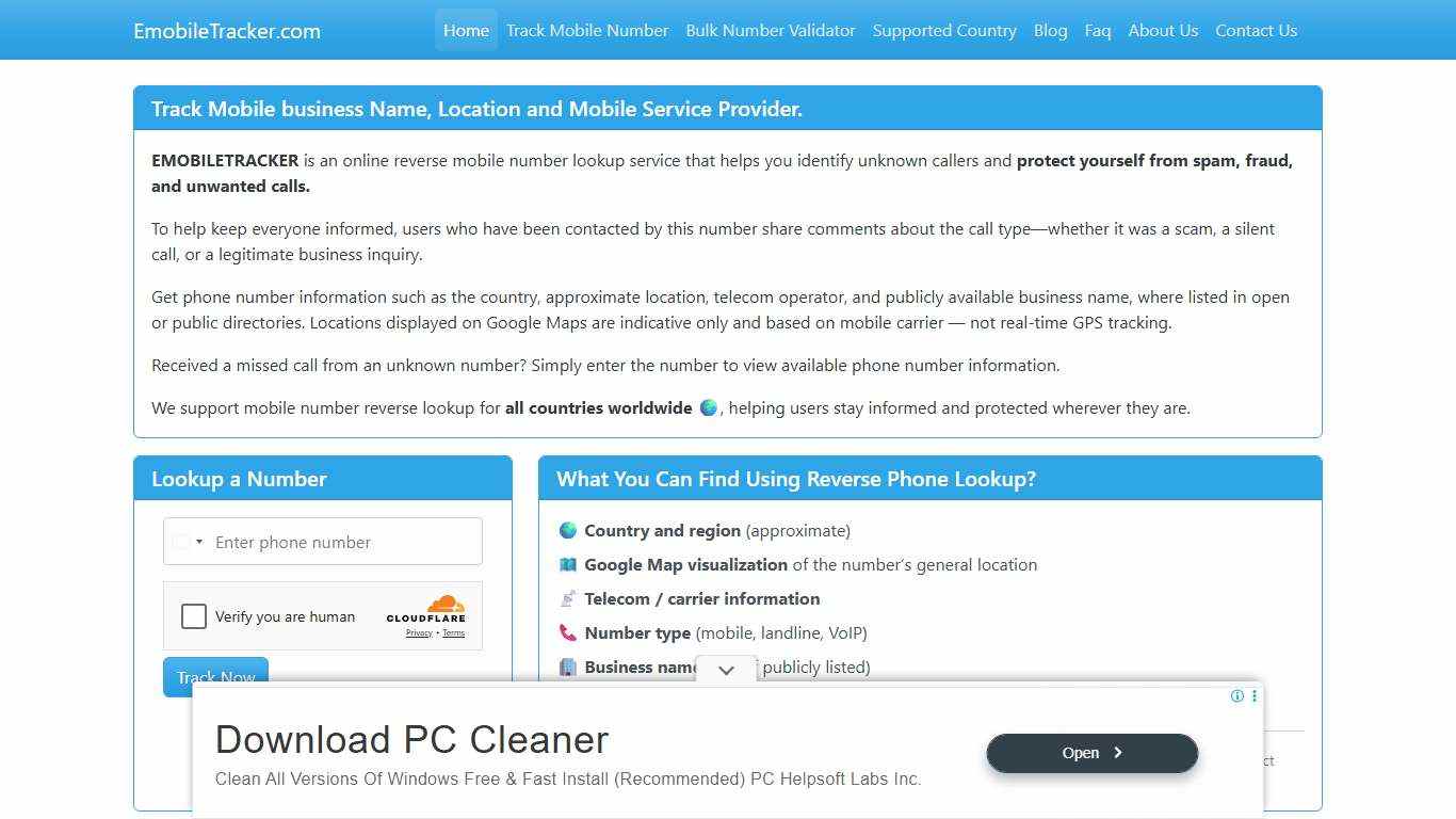 Mobile Number Tracker Find Owner Name and Location on Google Map.